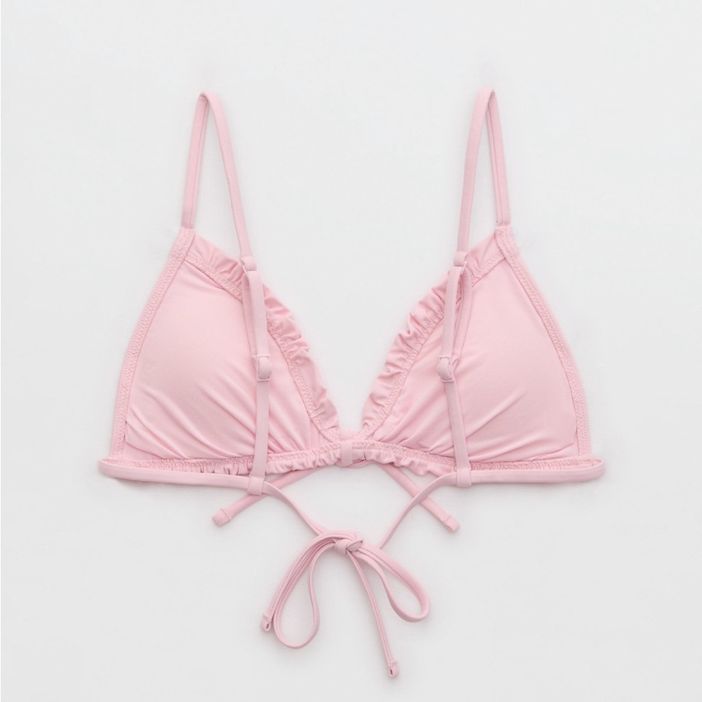 Aerie Ruffle String Bikini Top - Picture 2 of 6